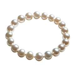 Obraz premium pearl necklace isolated on transparent png