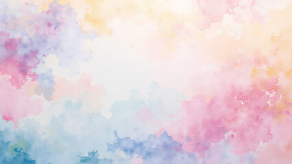 Colorful Abstract Watercolor Splash Background