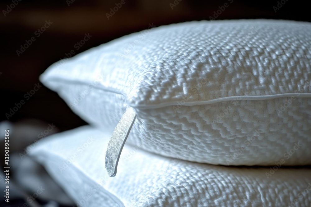 Poster a pair of pillows stacked on top of each other
