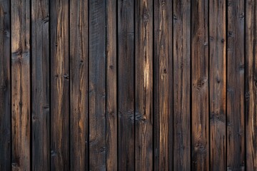 Obraz premium Dark Wood Plank Wall Texture (3)
