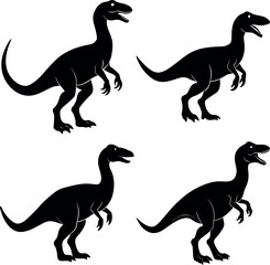 Dinosaur Silhouette Vector Art Stylish & Professional Design