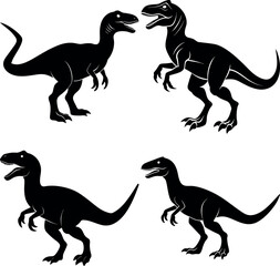 Dinosaur Silhouette Vector Art Stylish & Professional Design