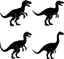 Dinosaur Silhouette Vector Art Stylish & Professional Design