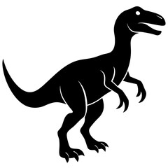 Dinosaur Icon Vector Scalable Silhouette for Branding & Graphics.