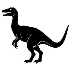 Dinosaur Icon Vector Scalable Silhouette for Branding & Graphics.