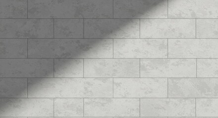 Fototapeta premium Textured gray wall with subtle shadow creating depth, ideal for backgrounds or design projects