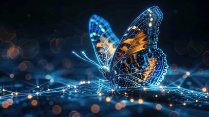 Unraveling the Magic: Abstract Business Digital Transformation through the Innovative Butterfly Concept