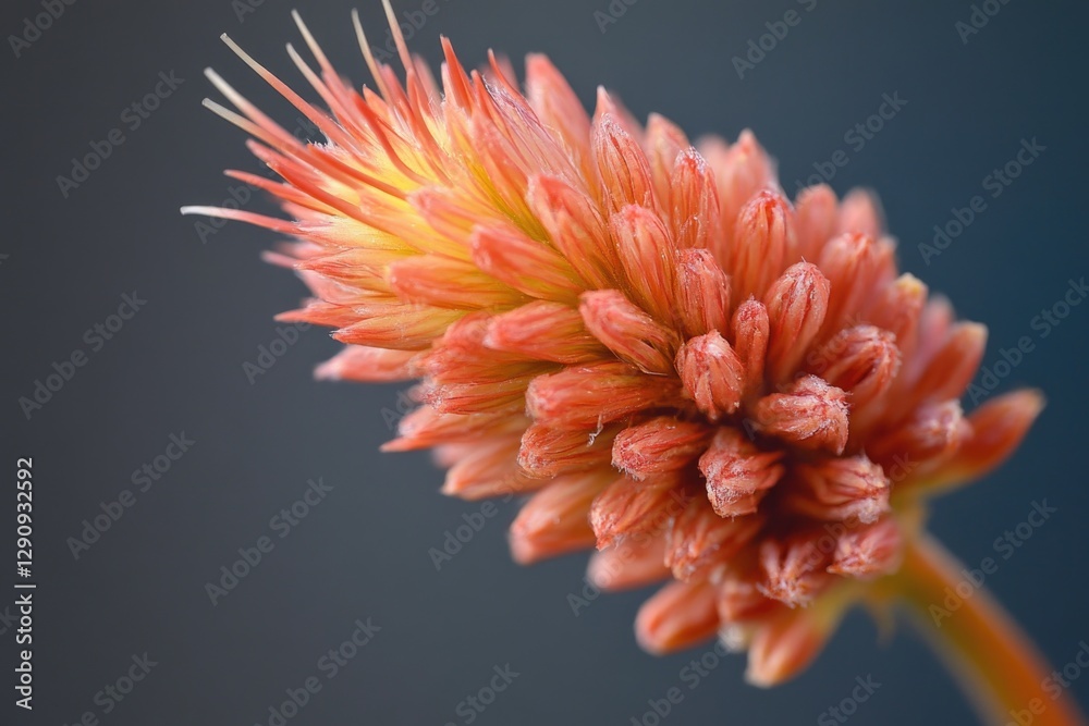Aufkleber A close-up view of a single flower on its stem, ready for use in various contexts such as gardening or design