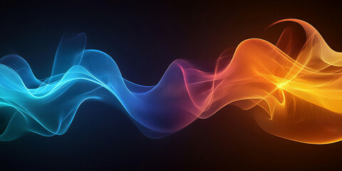 Obraz premium Stylish Smooth Gradient Background with Vibrant Color Transitions Great for Modern Creative Graphics and Design Projects