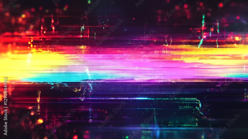Poster abstract background with colorful lights