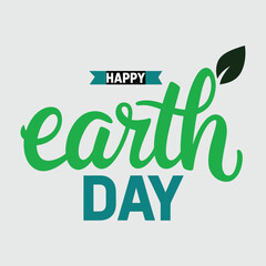 Happy Earth Day with Natural Elements for Festive Events