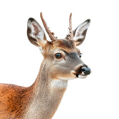 Fototapeta premium roe deer profile isolated on transparent png
