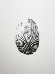 fingerprint, black and