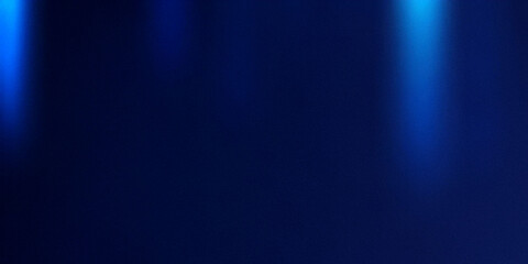 Obraz premium Blue Light Bokeh On Dark Background