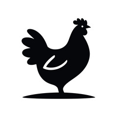 Chicken Silhouette – Beautiful Hen Vector Art (EPS)