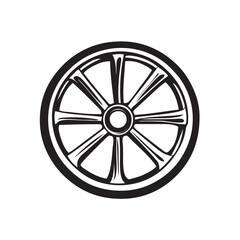 wheel of the car