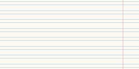 Lined Paper Background Vector