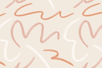 Obraz premium Abstract Memphis pattern background, squiggle design