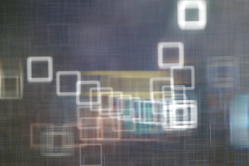 multicolored abstract network background / modern technological background, abstraction blurred unusual concept speed