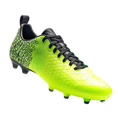 soccer cleats profile isolated on transparent png
