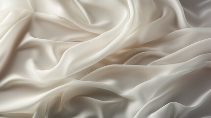 Obraz premium Elegant Silk Fabric with Soft Folds and Subtle Textures for Luxurious Designs