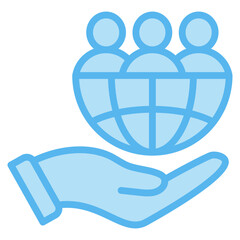 Social Responsibility Icons For Design Elements 