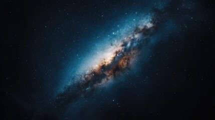 Fototapeta premium Galactic Spiral in Deep Space