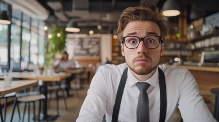 Thief alert at a restaurant, manager noticing unusual behavior. Featuring immediate reaction and food safety