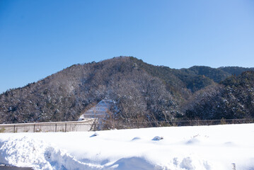 冬山と雪イメージ