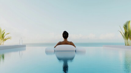 Lottery jackpot winner enjoying a luxurious spa treatment in an upscale resort. Featuring relaxation and rejuvenation