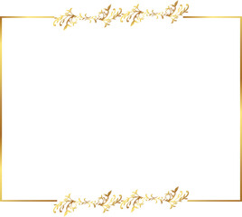 gold border Golden Border flower floral Frame