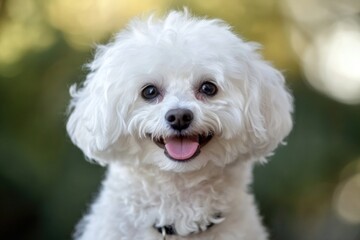 A happy little dog with a wide grin, perfect for brightening up any scene