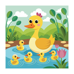 Mothers day concept vector illustration Happy Mothers day design