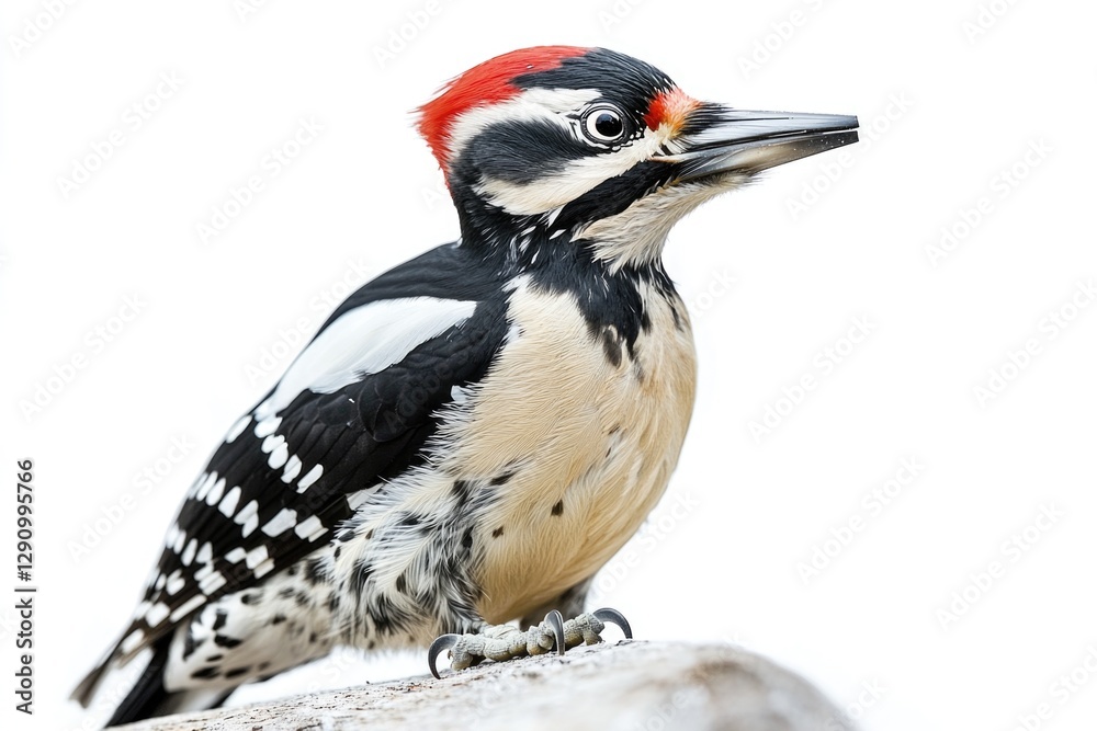 Poster close-up of a bird perched on a rocky surface