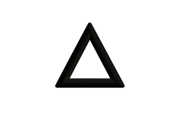 simple black triangle shape on transparency background, representing geometric design and minimalism. This symbol can be used in various contexts, including art and architecture