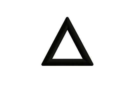 simple black triangle shape on transparency background, representing geometric design and minimalism. This symbol can be used in various contexts, including art and architecture