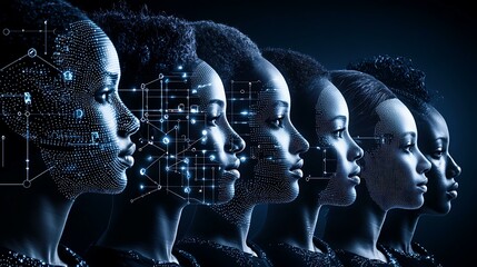 a high-resolution photo of Facial recognition loyalty program offering personalized discounts. isolated on color background, photorealistic, ultra-sharp focus, clear details, studio lighting,