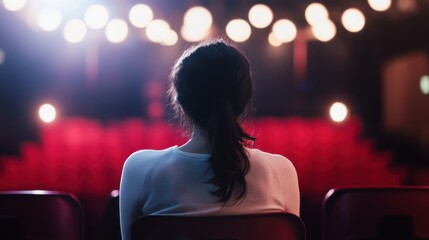 Lottery jackpot winner enjoying a private concert in an upscale venue. Featuring music and luxury