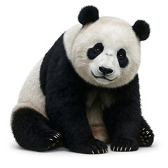Fototapeta premium panda on white background