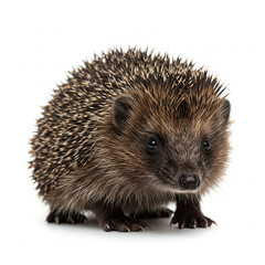 hedgehog isolated on white background