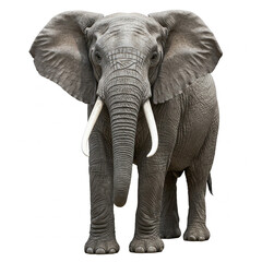 elephant isolated on white