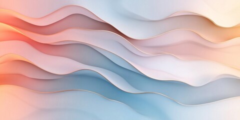 Fototapeta premium Smooth Gradient with Radiant Pastel Design
