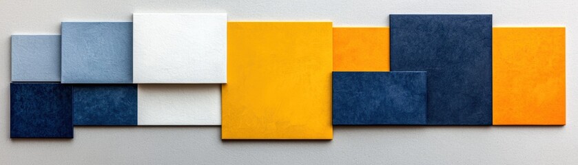 Fototapeta premium A colorful symphony, exploring the interplay of hues in modern abstract painting