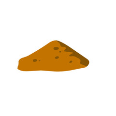 dirt mound vector