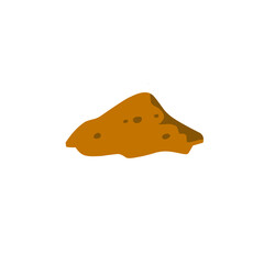 dirt mound vector