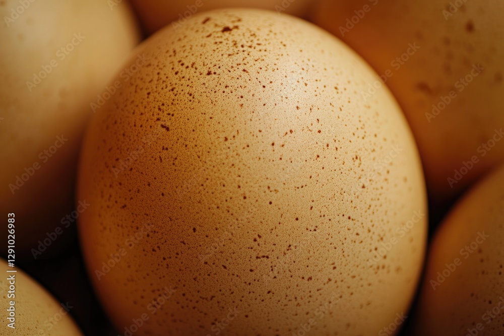 Aufkleber close-up of multiple eggs on a surface