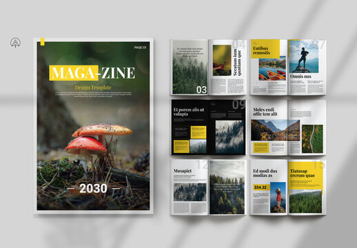 Natural Magazine Template