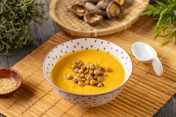 Creamy pumpkin soup