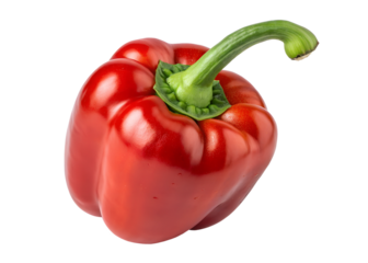 Bell Pepper, Vibrant Red Bell Pepper, pepper, red, vibrant, bell, white, vegetable, fresh, natural, organic, healthy, juicy, tasty, nutritious, bright, exotic, crisp, delicious, wholesome, pure