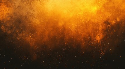 Golden Dust Explosion: A Mesmerizing Display of Light and Particles in Motion